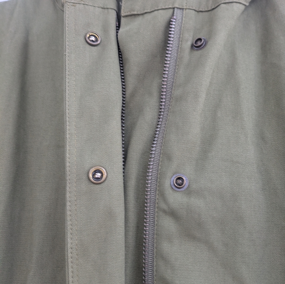 Pareto Green Organic Cotton Zip Snap Jacket - Picture 3 of 5